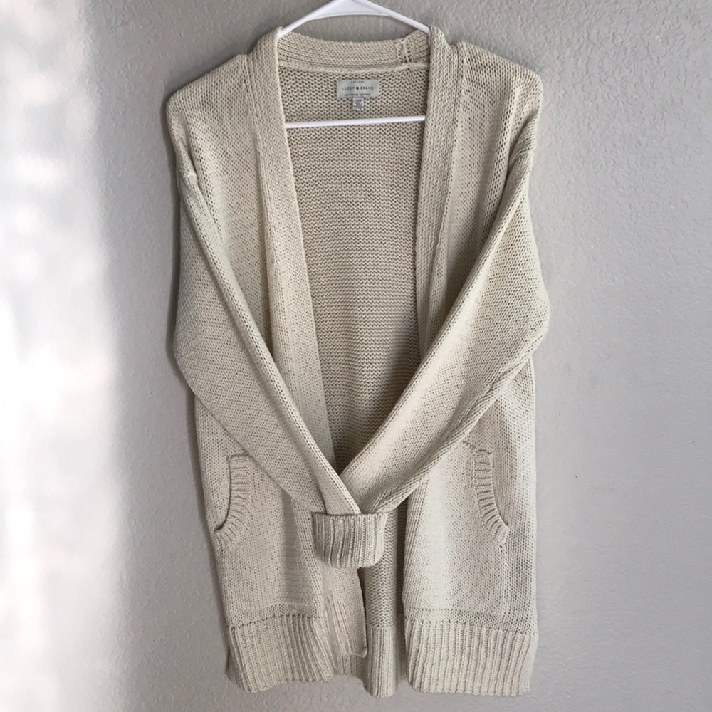 Lucky Brand Cream Sweater